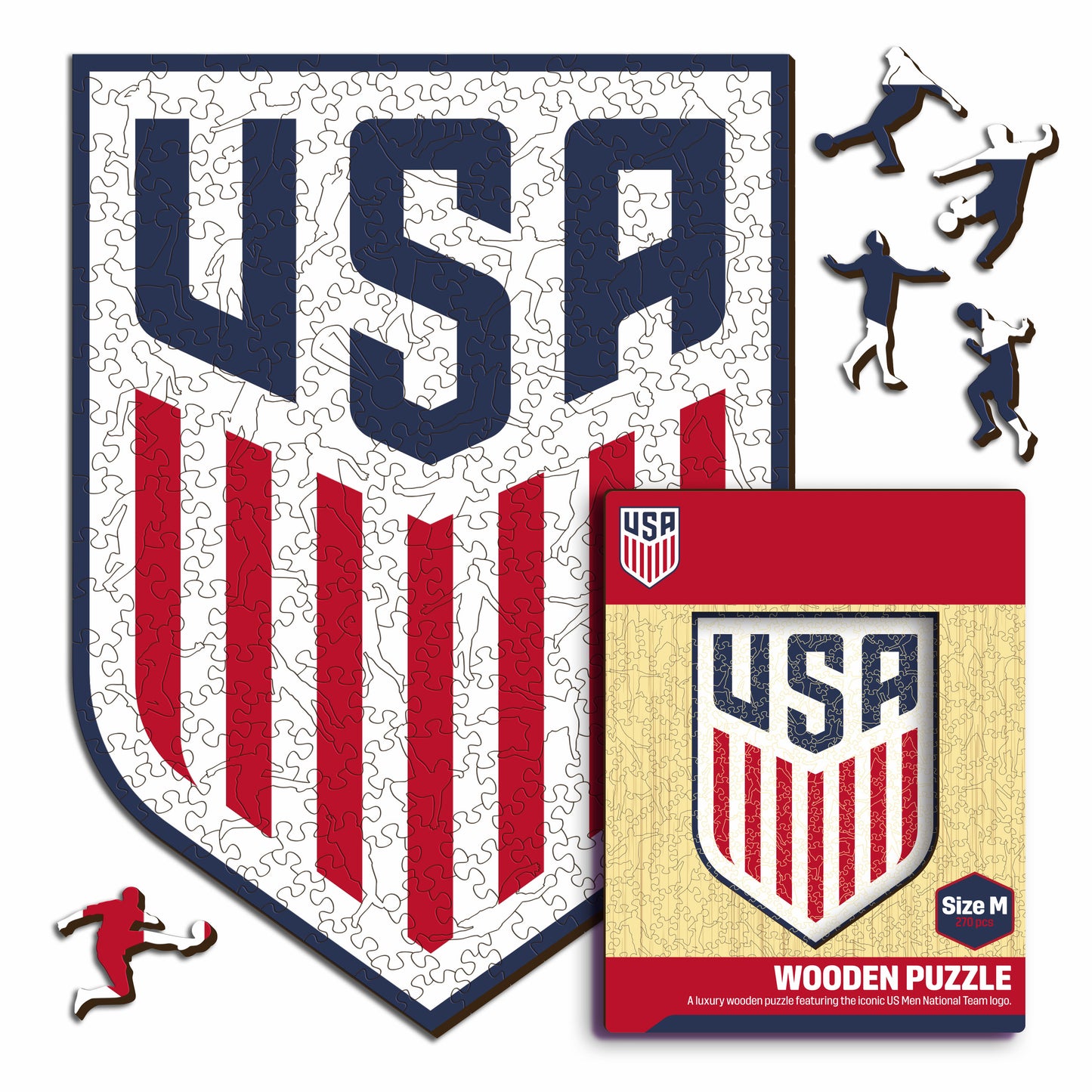 Logo USMNT® - Puzzle en Bois