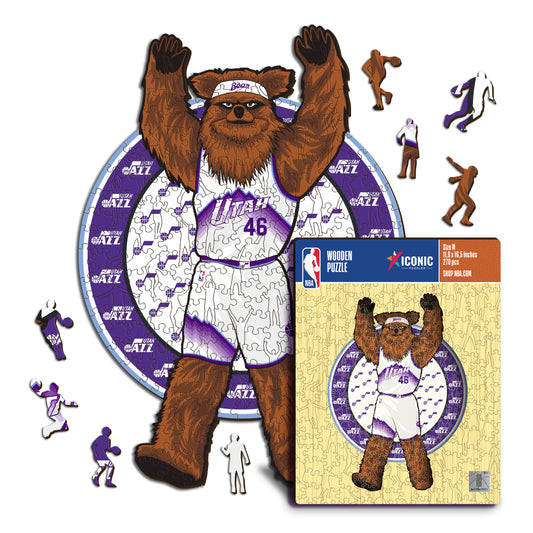 Mascotte Utah Jazz™ - Puzzle en Bois