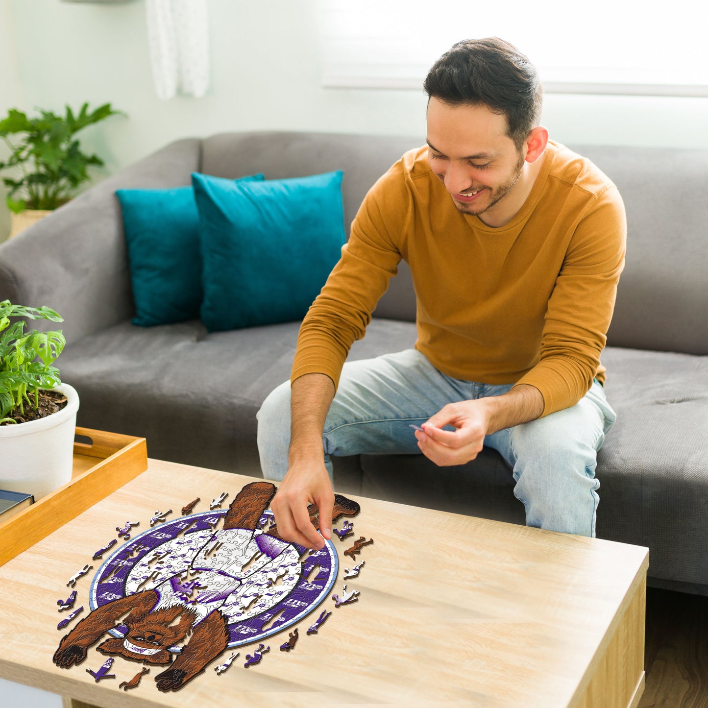 Mascotte Utah Jazz™ - Puzzle en Bois