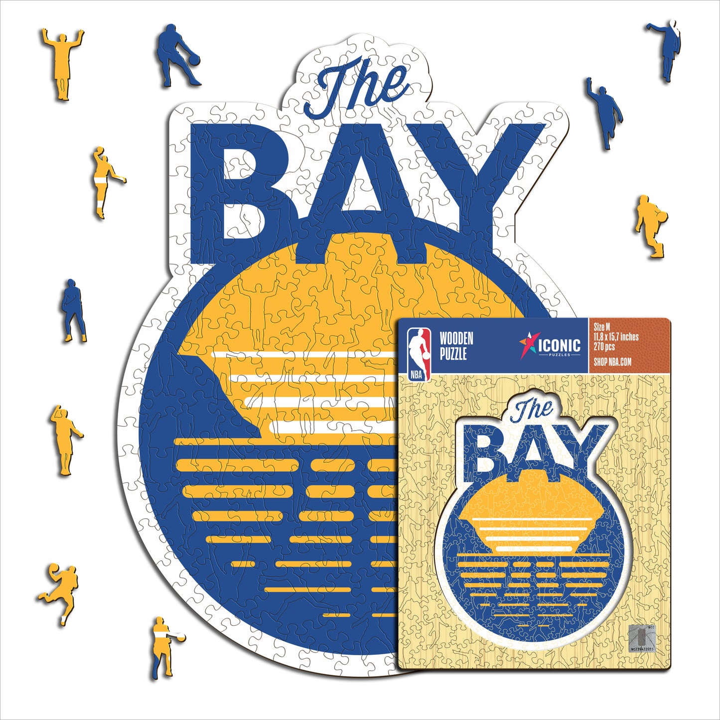 Golden State Warriors™ - Puzzle en Bois