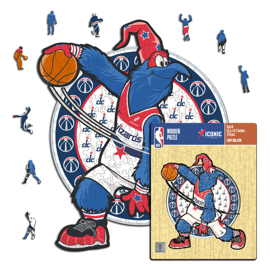 Mascotte Washington Wizards™ - Puzzle en Bois