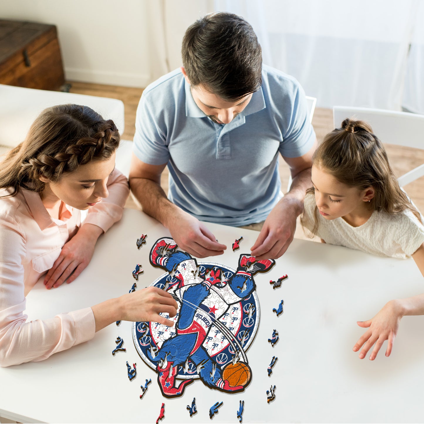 Mascotte Washington Wizards™ - Puzzle en Bois