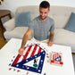 Logo Atlético de Madrid® - Puzzle en Bois