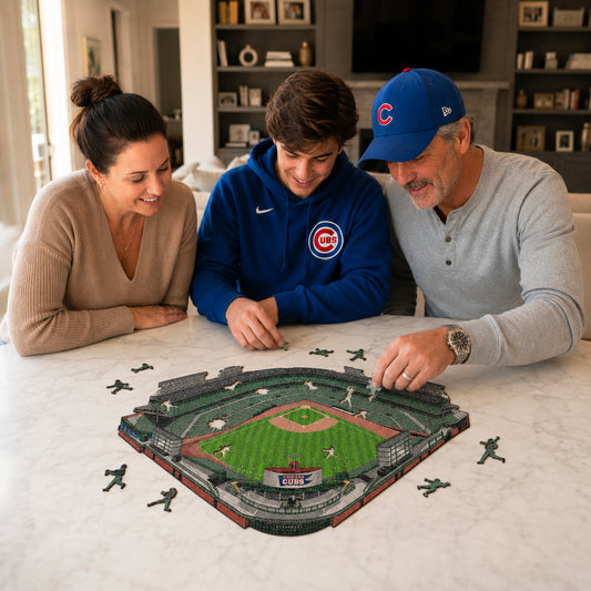 Wrigley Field Chicago Cubs™ Puzzle en Bois