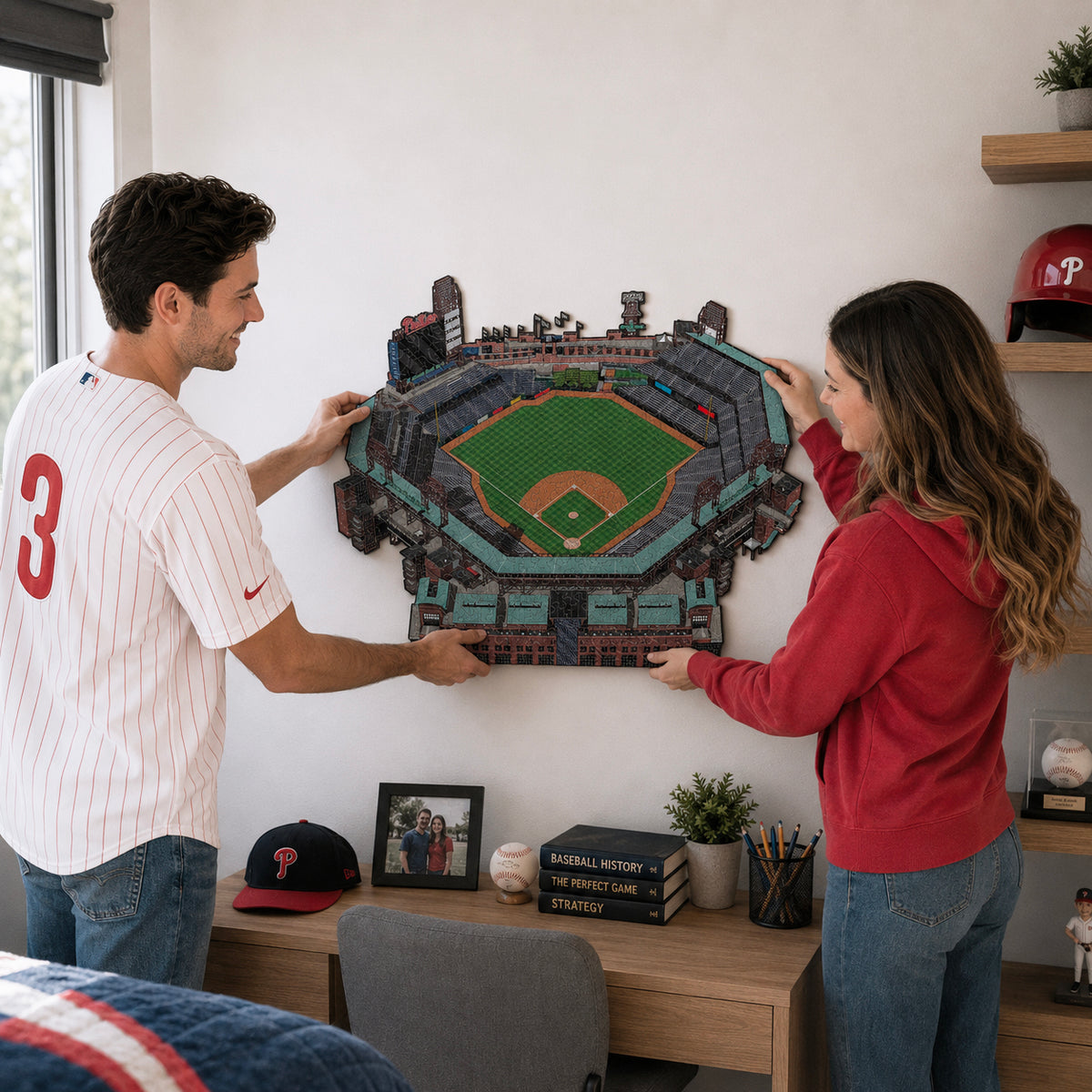 Citizens Bank Park Philadelphia Phillies™ Puzzle en Bois