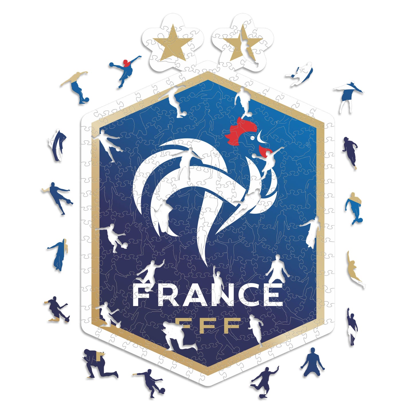 Logo Équipe de France® - Puzzle en Bois