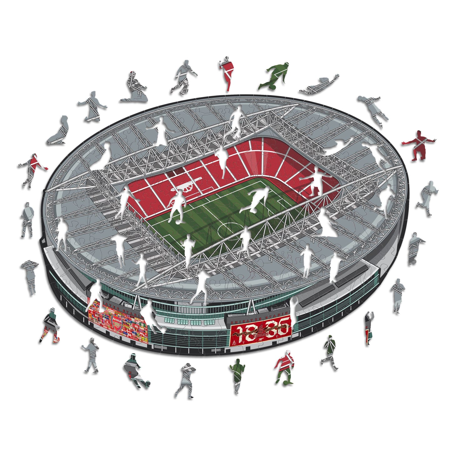 Emirates Stadium Arsenal FC® - Puzzle en Bois