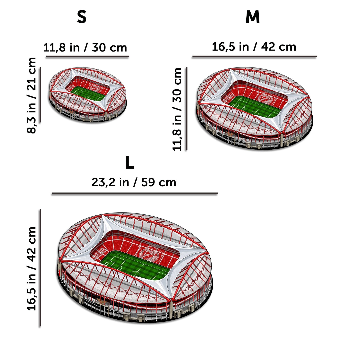 Estádio do SL Benfica® - Puzzle en Bois