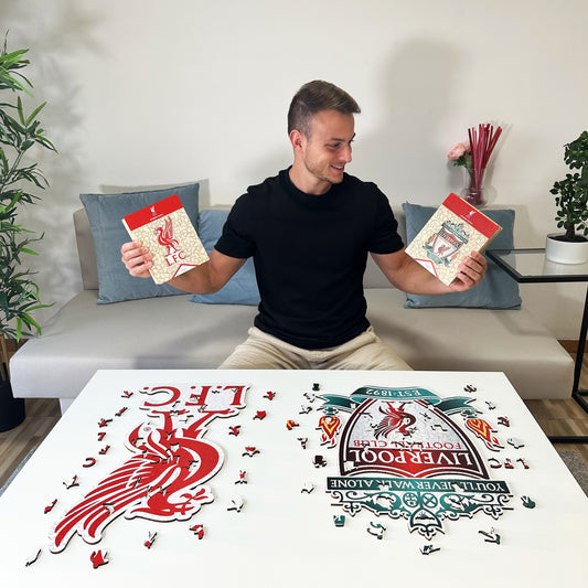 Logo Liverpool FC® - Puzzle Officiel en Bois