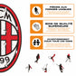 Logo AC Milan® - Puzzle en Bois