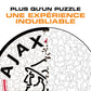Logo FC Ajax Amsterdam® - Puzzle en Bois