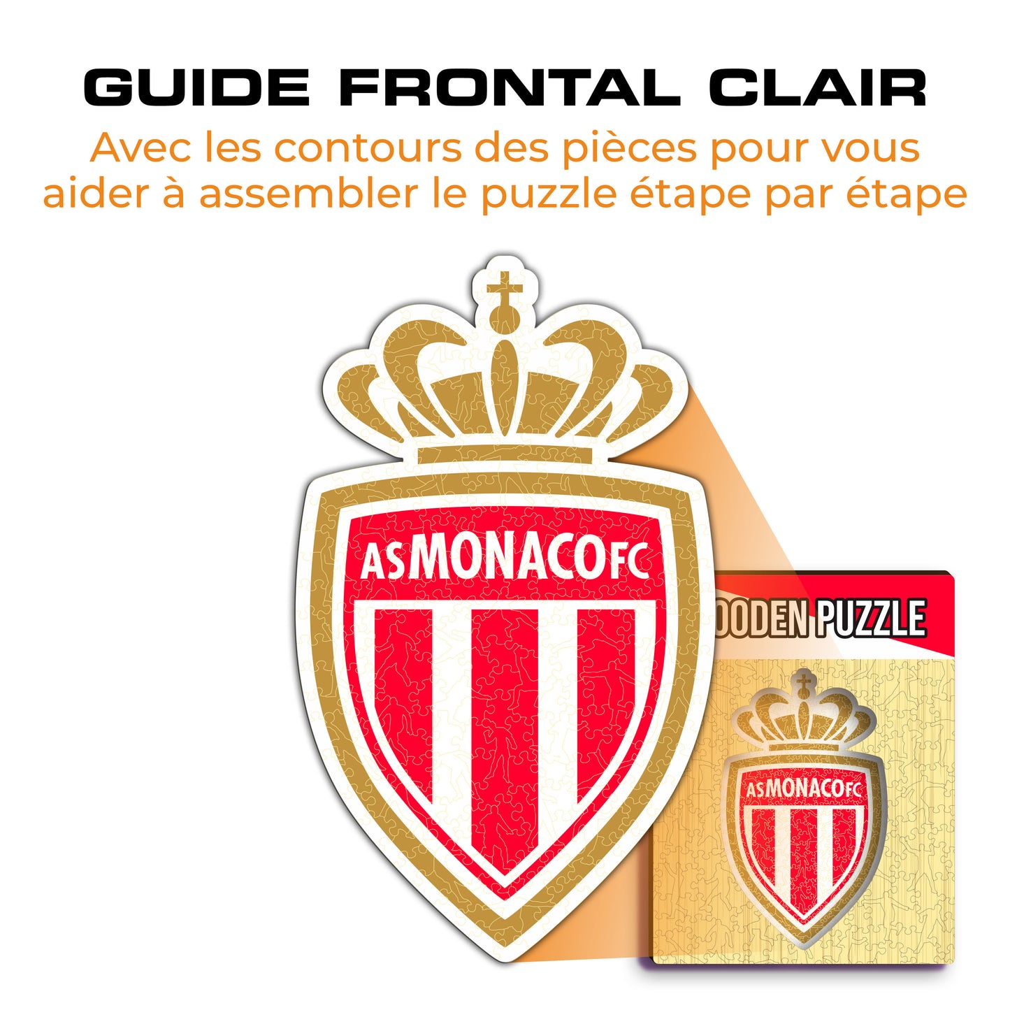 Logo AS Monaco® - Puzzle en Bois