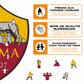 Logo AS Roma® - Puzzle en Bois