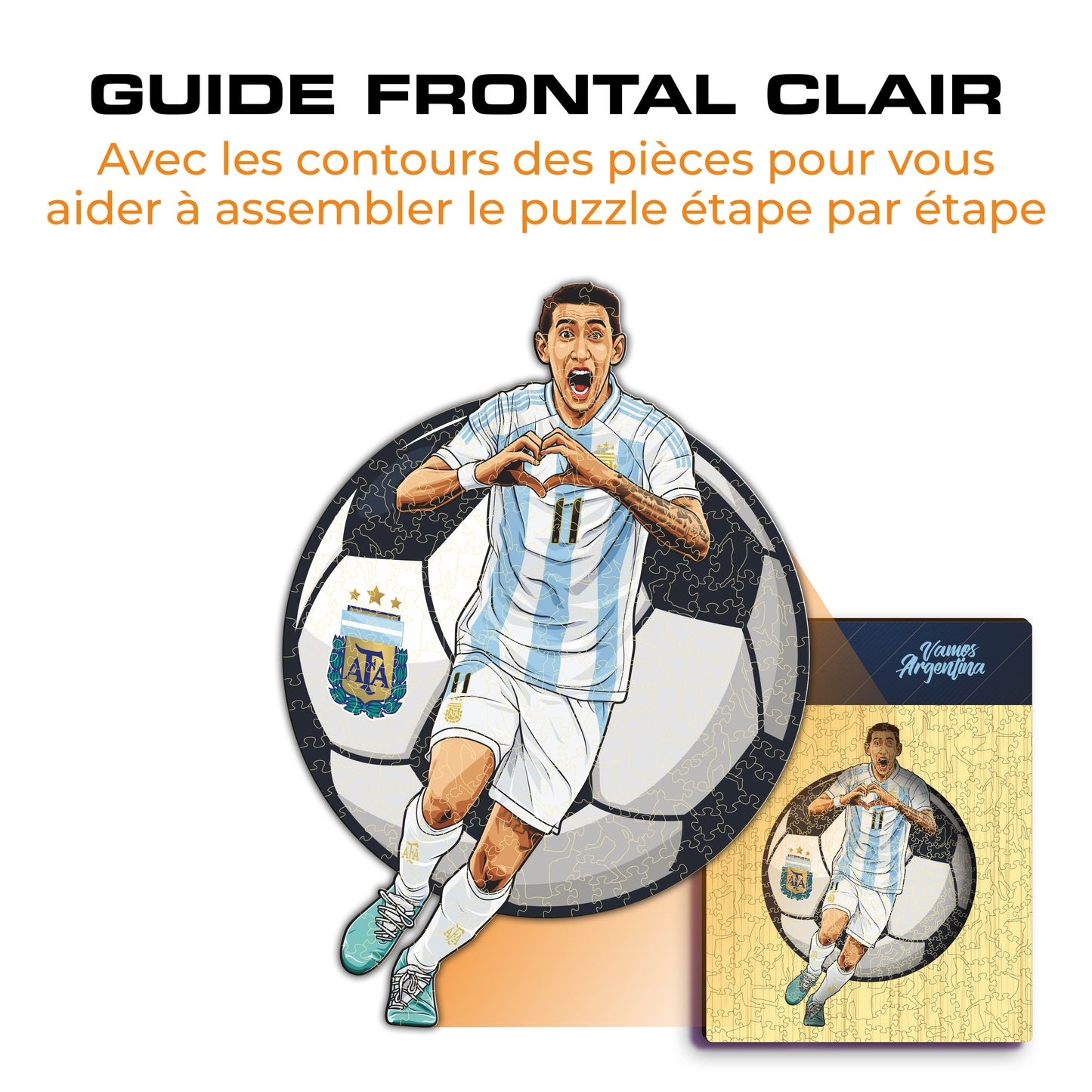 Ángel Di María - Puzzle en Bois