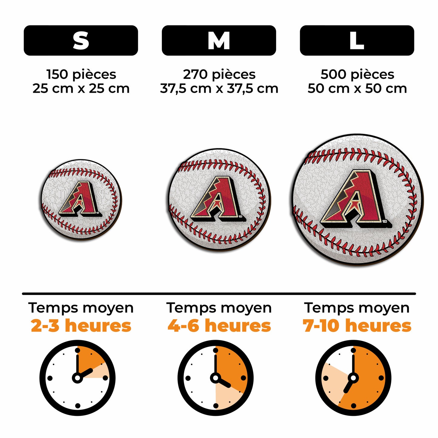 Arizona Diamondbacks™ - Puzzle en Bois