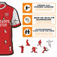 Maillot Arsenal FC® - Puzzle en Bois