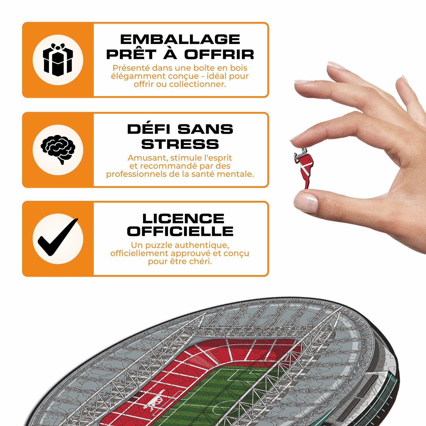 Emirates Stadium Arsenal FC® - Puzzle en Bois