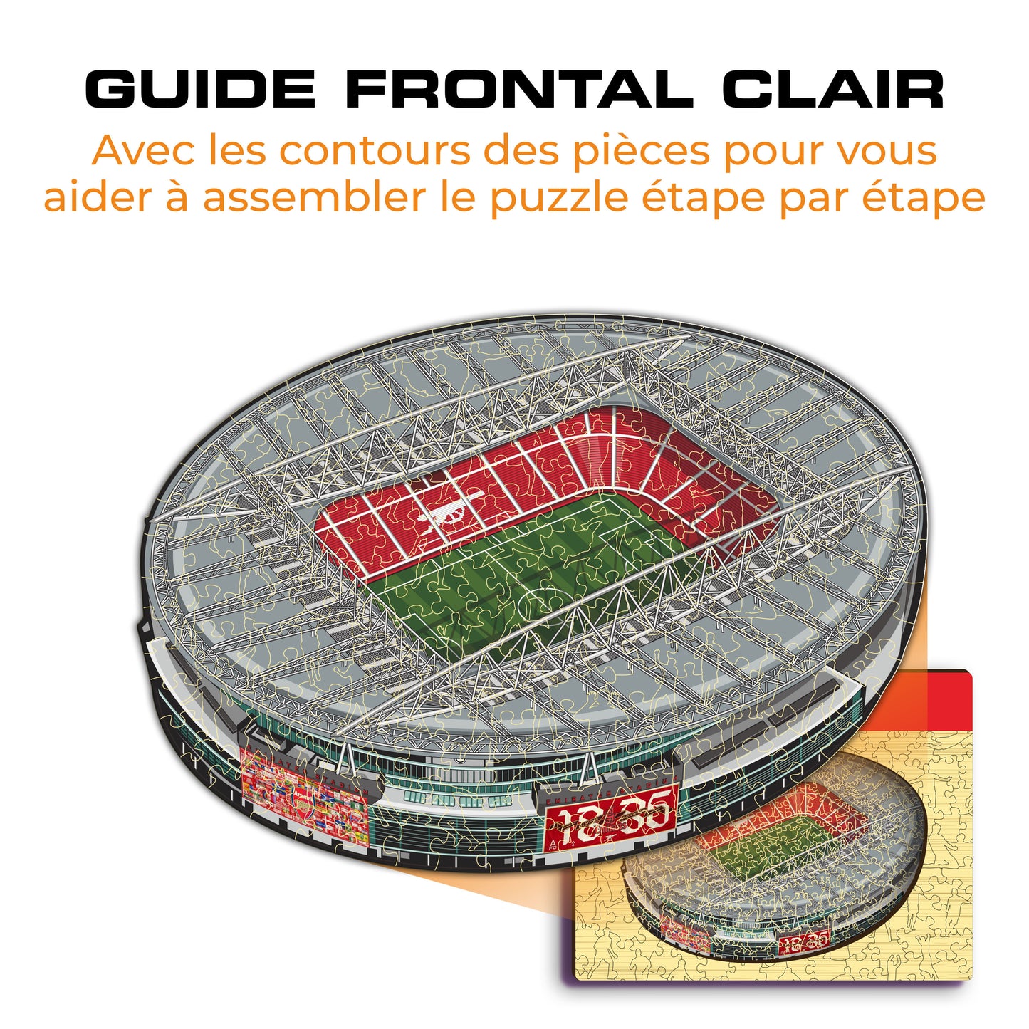 Emirates Stadium Arsenal FC® - Puzzle en Bois