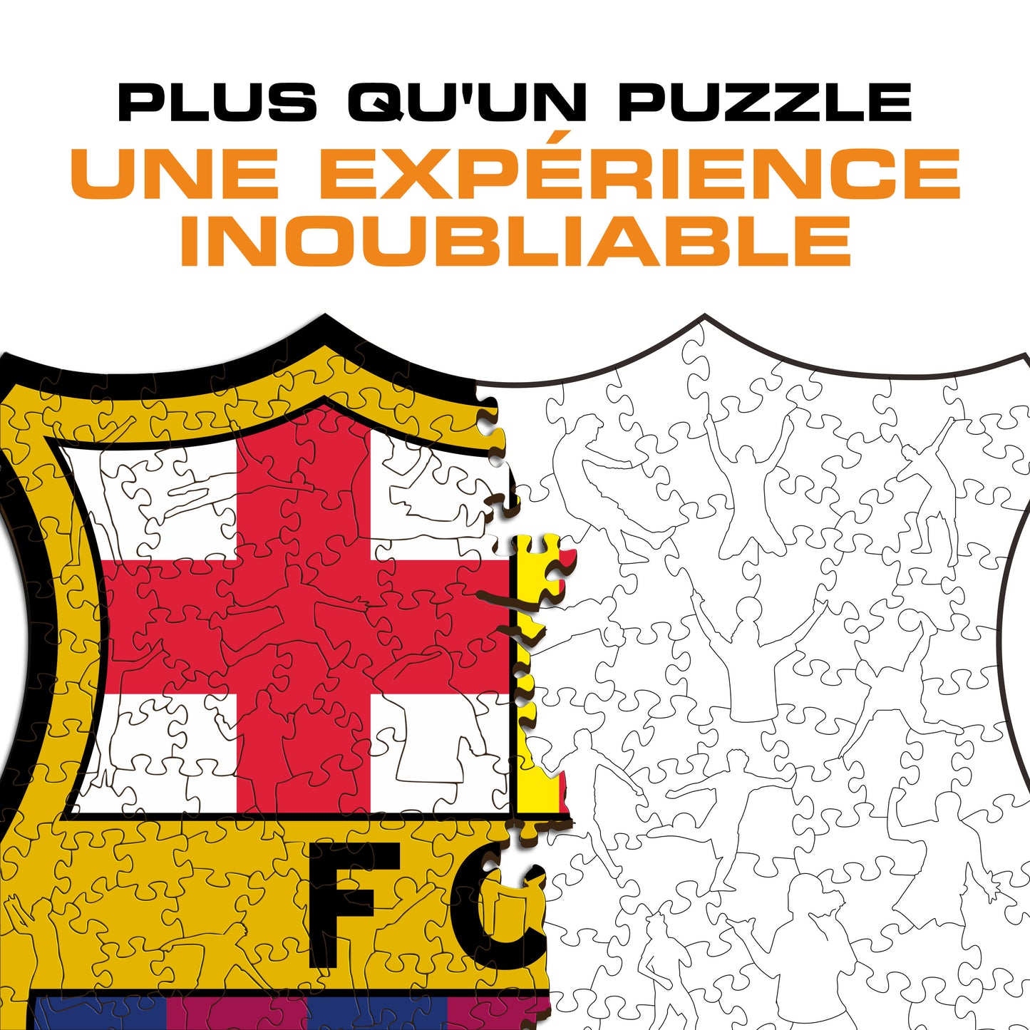 Logo FC Barcelona® - Puzzle en Bois