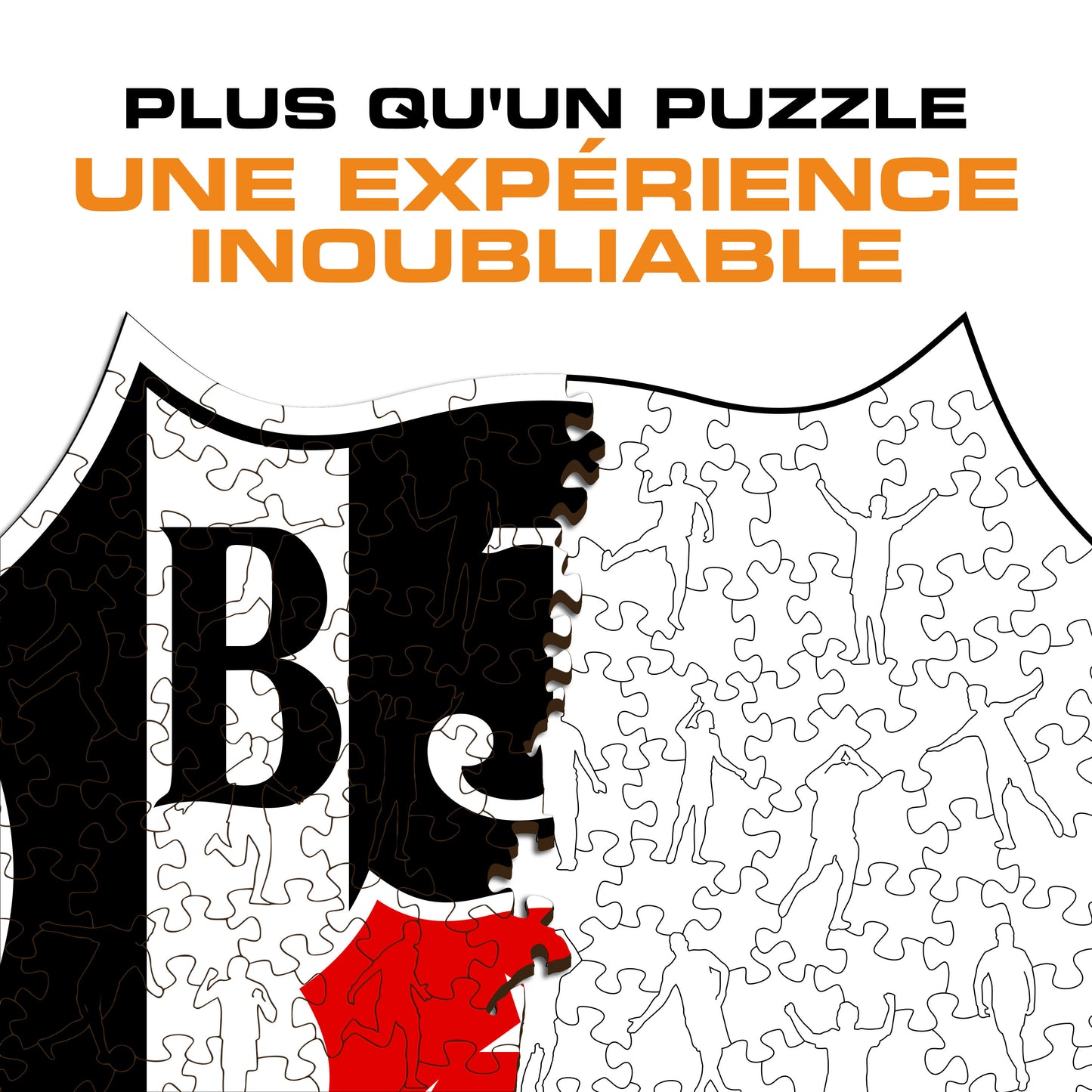 Logo Beşiktaş S.K.® - Puzzle en Bois