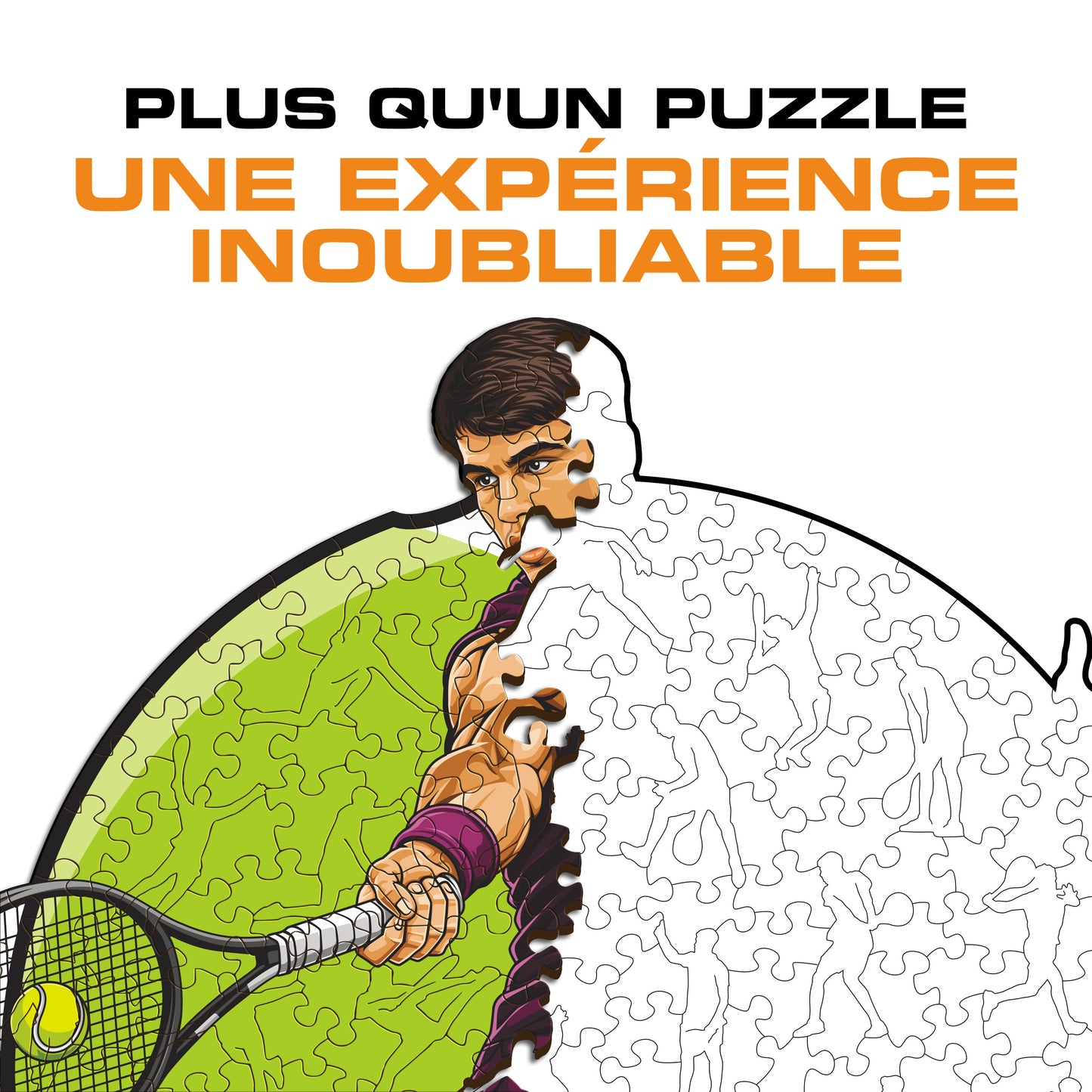 Carlos Alcaraz - Wooden Puzzle