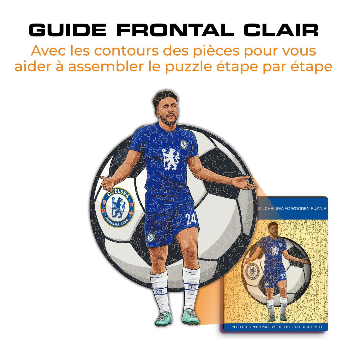 Reece James - Puzzle en Bois