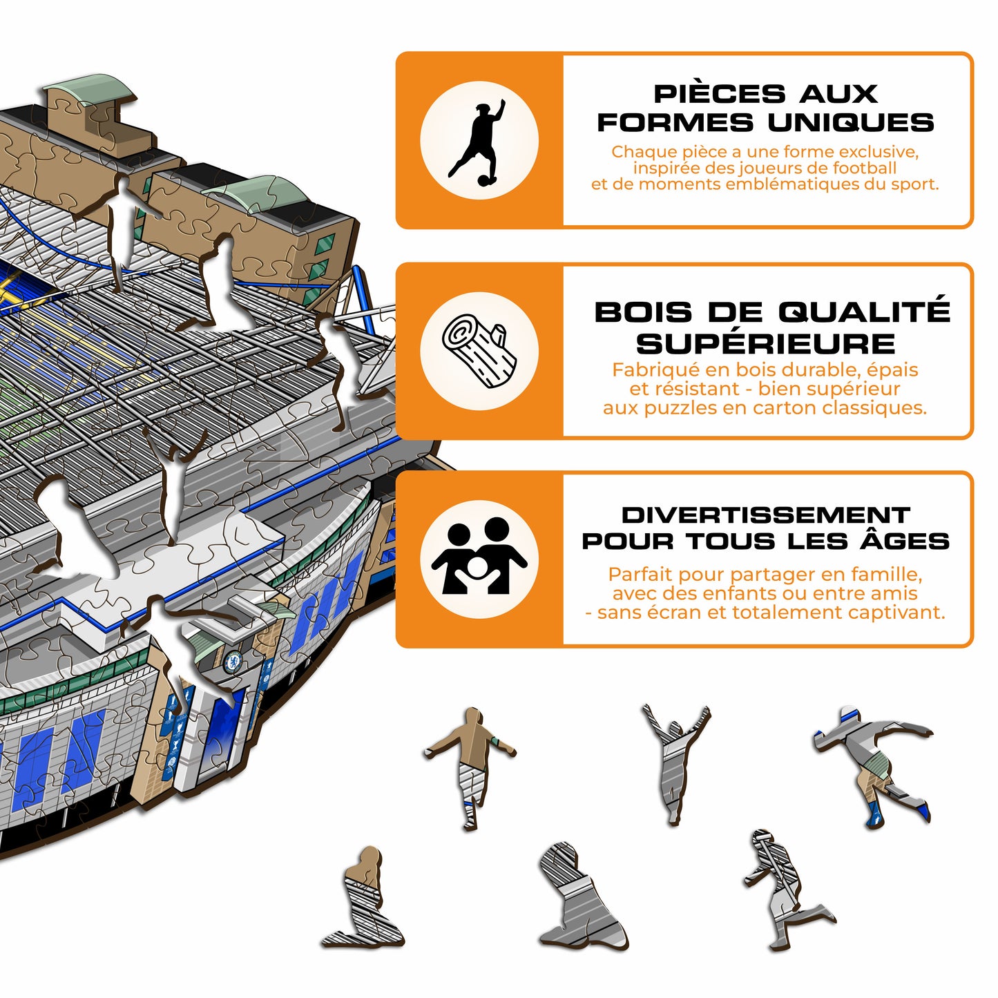 Stamford Bridge Chelsea FC® - Puzzle en Bois