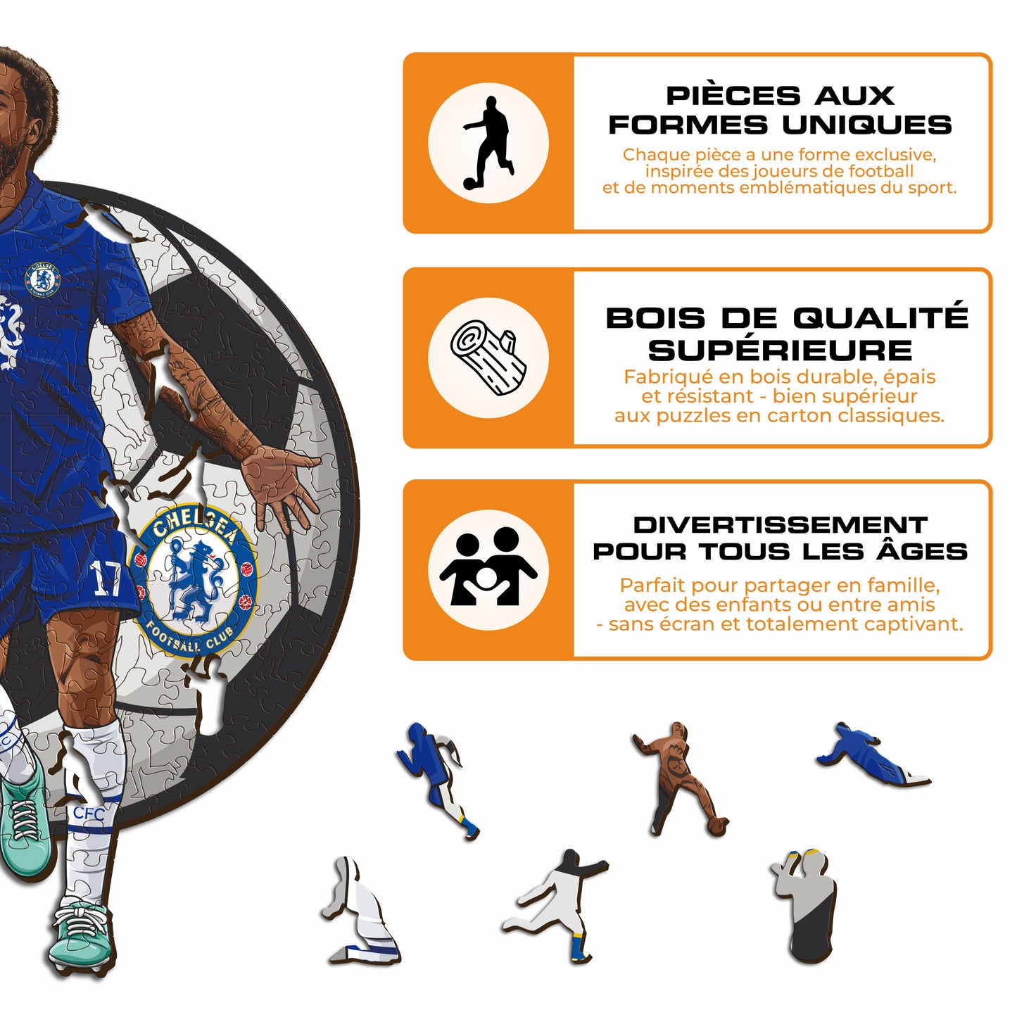 Raheem Sterling - Puzzle en Bois