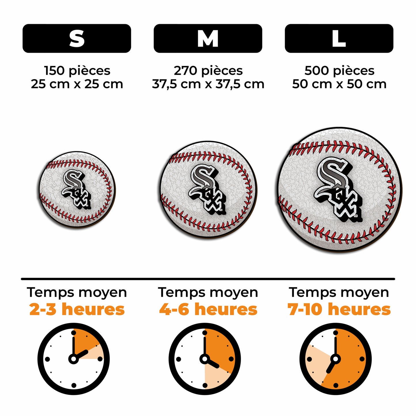 Chicago White Sox™ - Puzzle en Bois