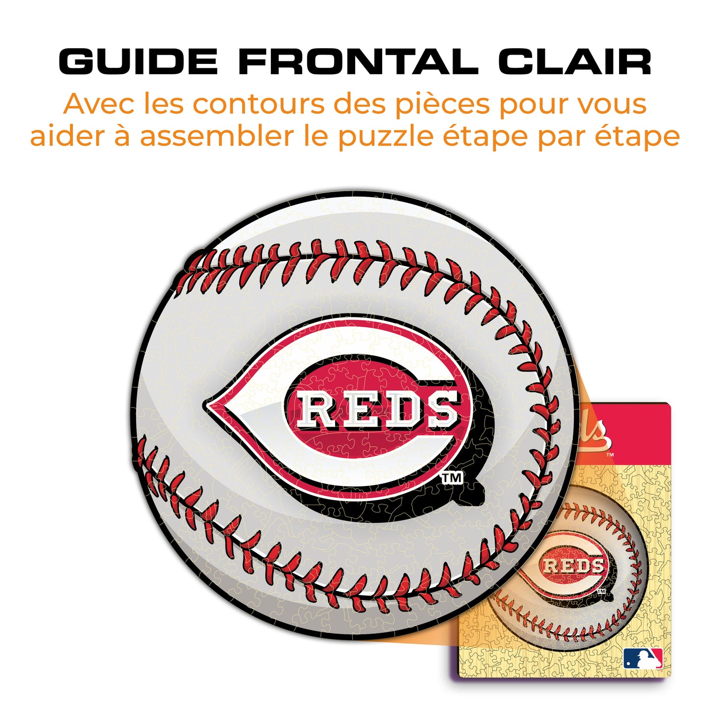 Cincinnati Reds™ - Puzzle en Bois
