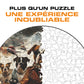 Chiens Motocyclistes - Puzzle en Bois