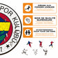 Logo Fenerbahçe S.K.® - Puzzle en Bois