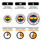 Logo Fenerbahçe S.K.® - Puzzle en Bois