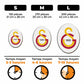 Logo Galatasaray S.K.® - Puzzle en Bois