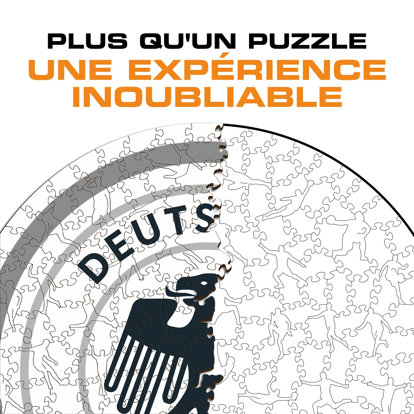 Logo Allemagne® - Puzzle en Bois