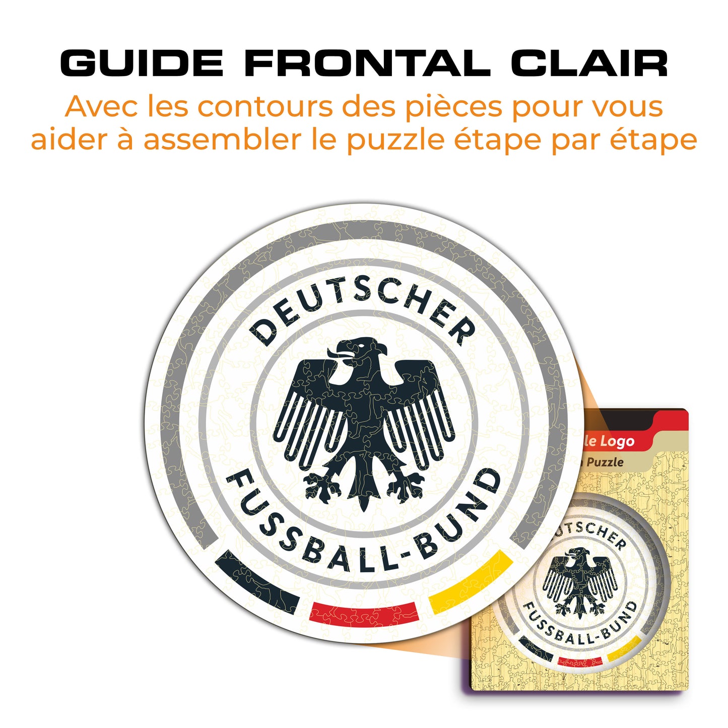 Logo Allemagne® - Puzzle en Bois