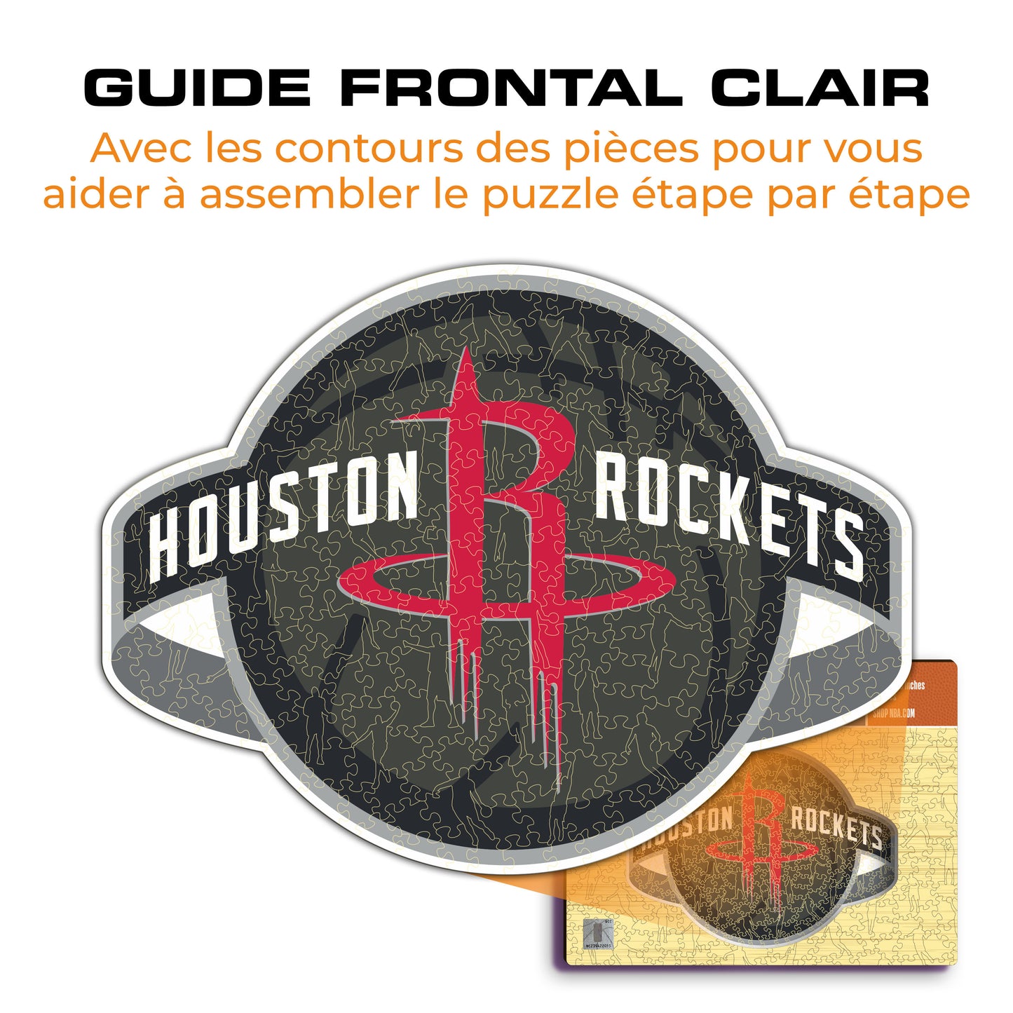 Houston Rockets™ - Puzzle en Bois