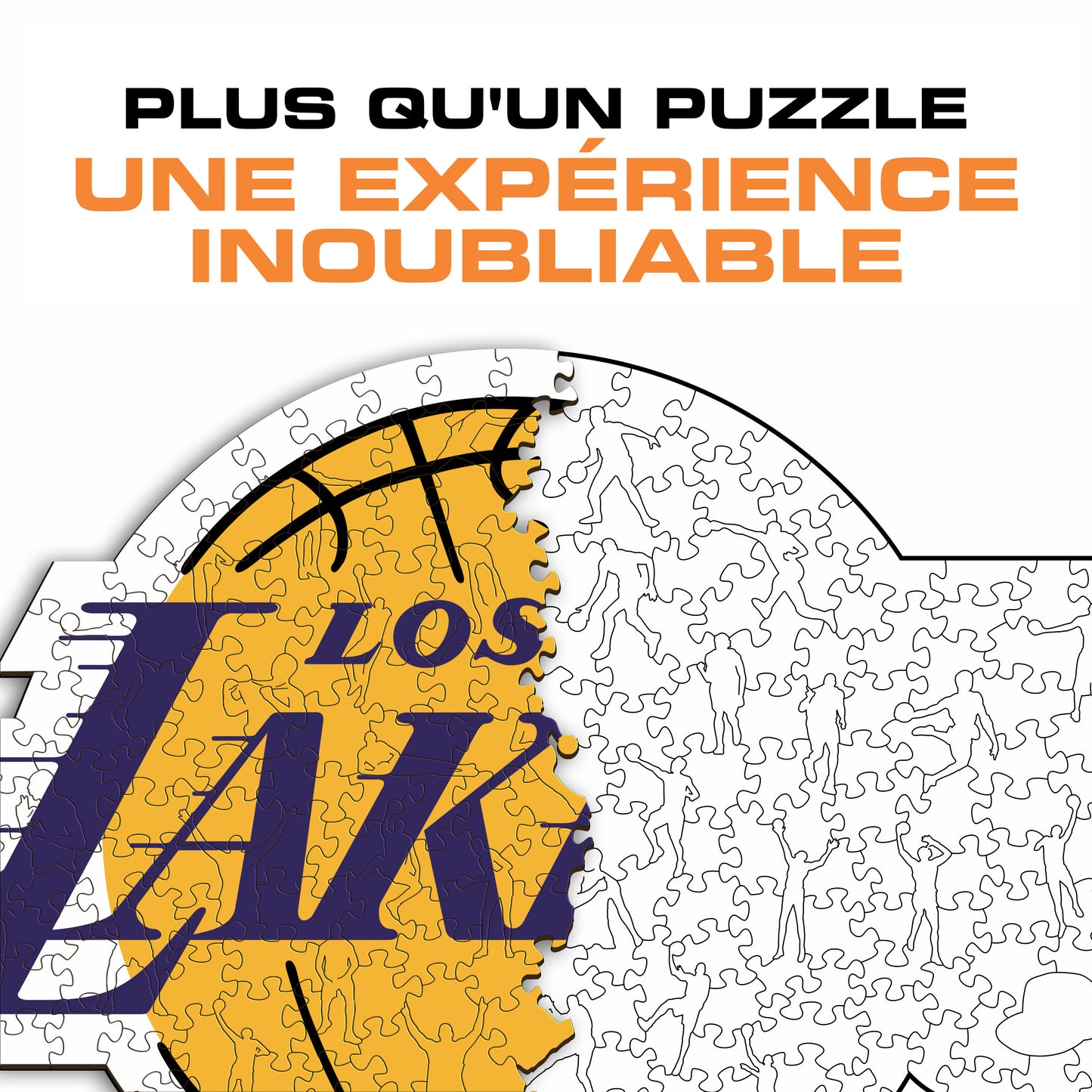 Los Angeles Lakers™ - Puzzle en Bois