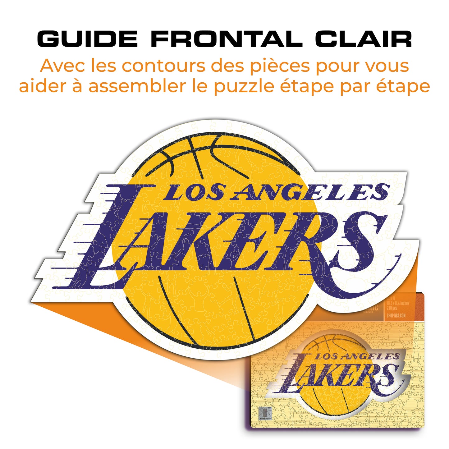 Los Angeles Lakers™ - Puzzle en Bois