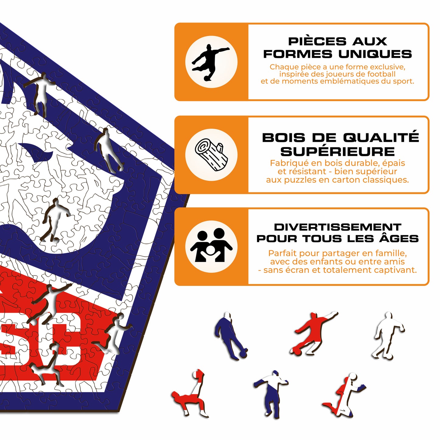 Logo LOSC Lille® - Puzzle en Bois
