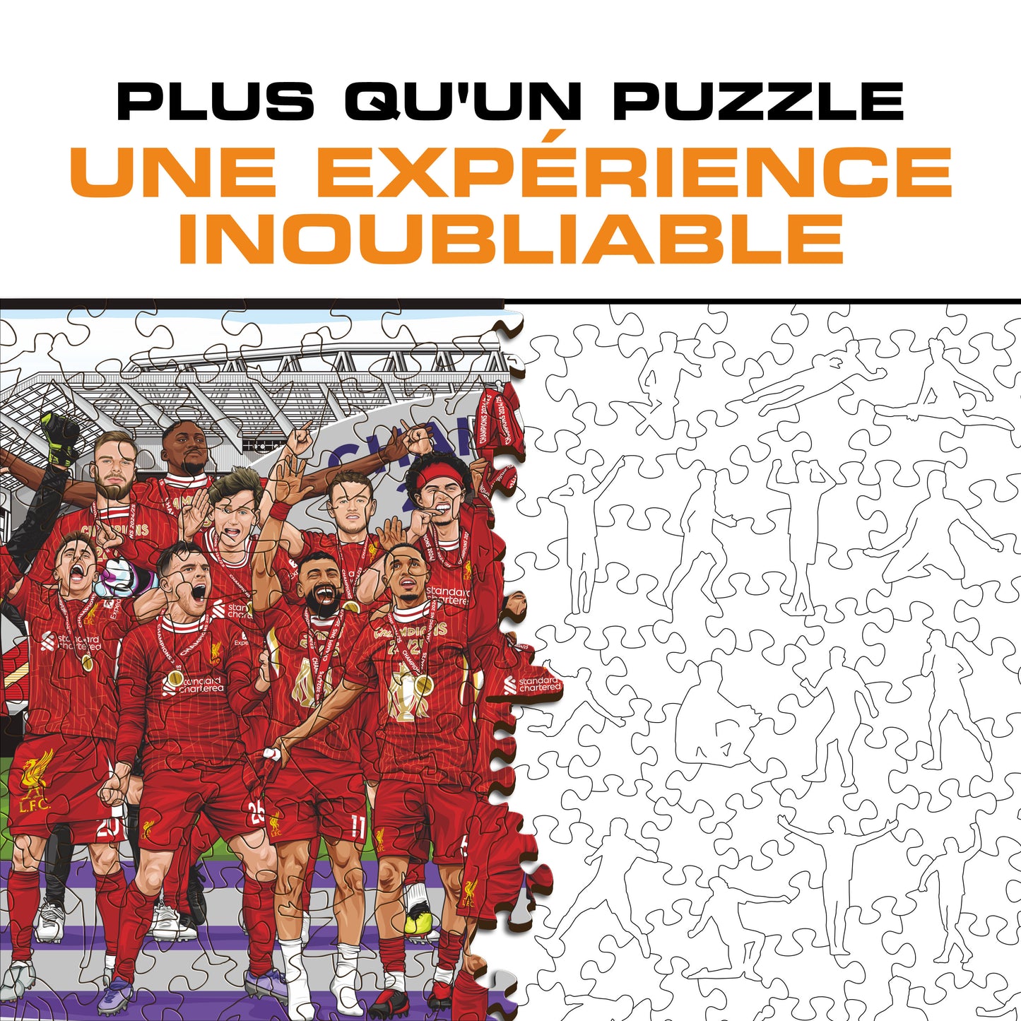 Liverpool FC® Premier League Champions 24/25 - Puzzle en Bois