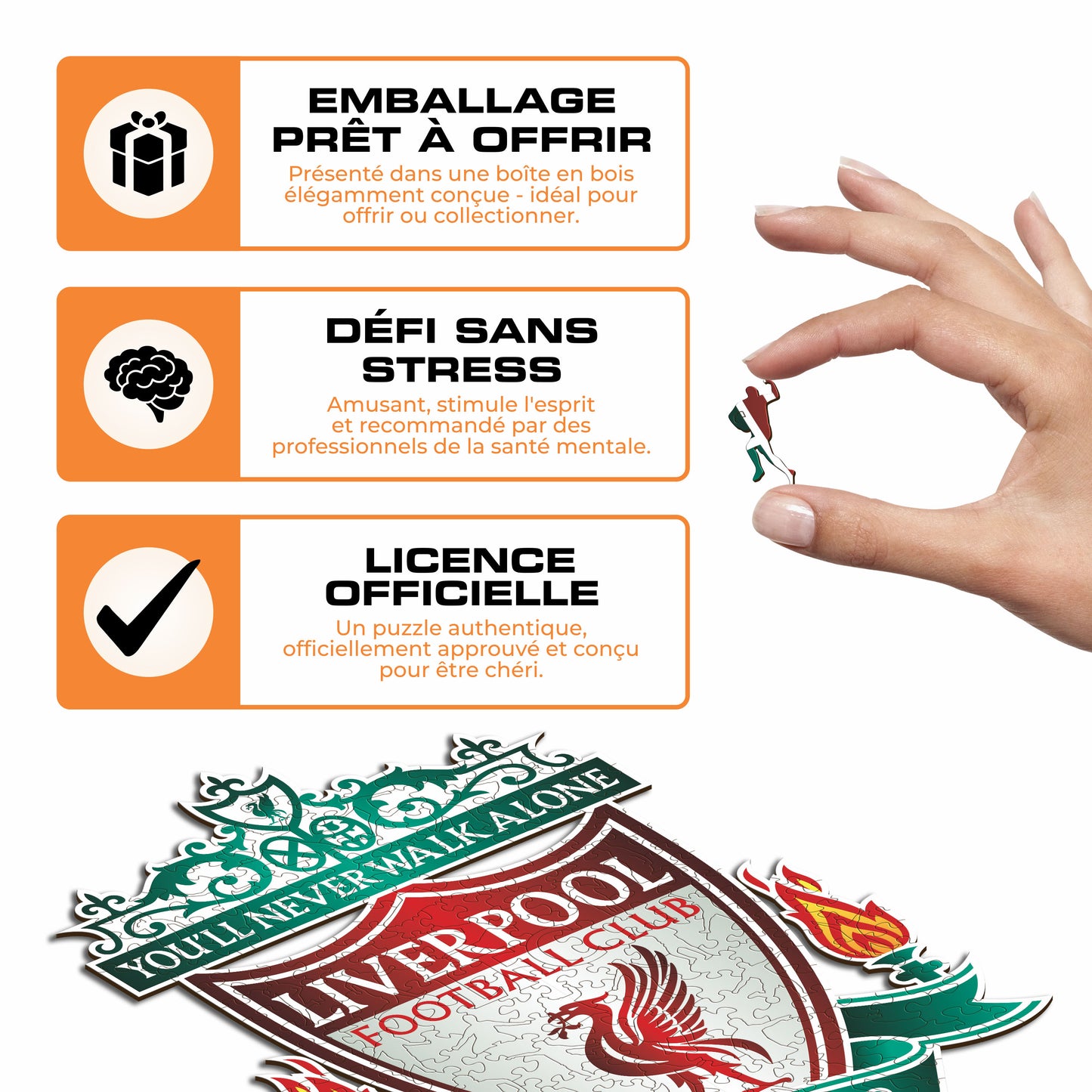 Logo Liverpool FC® - Puzzle en Bois