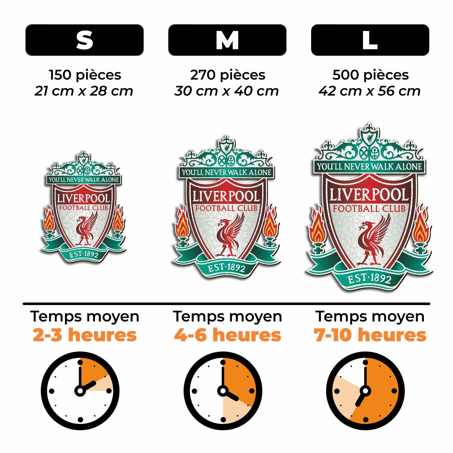 Logo Liverpool FC® - Puzzle en Bois