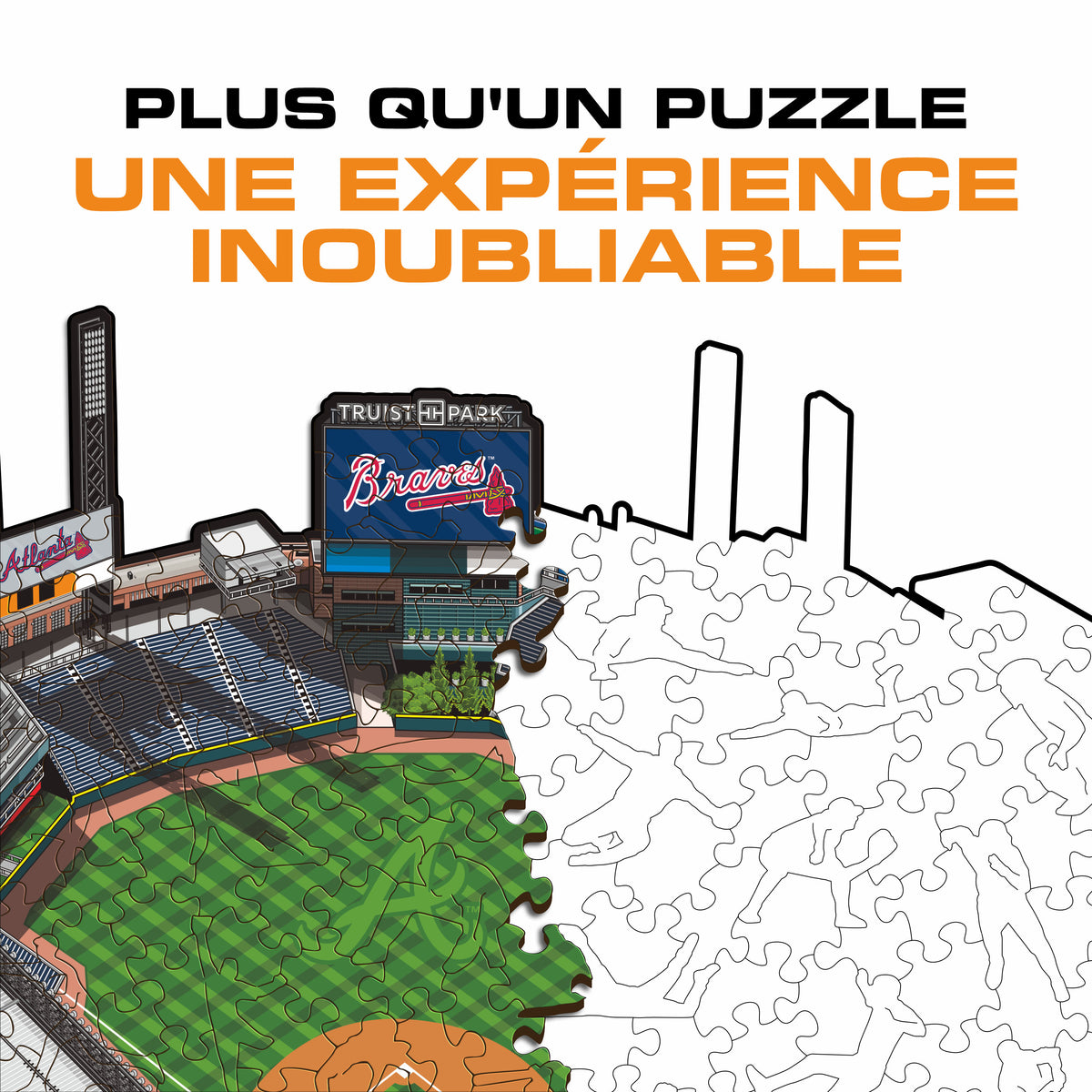 Truist Park Atlanta Braves™ Puzzle en Bois