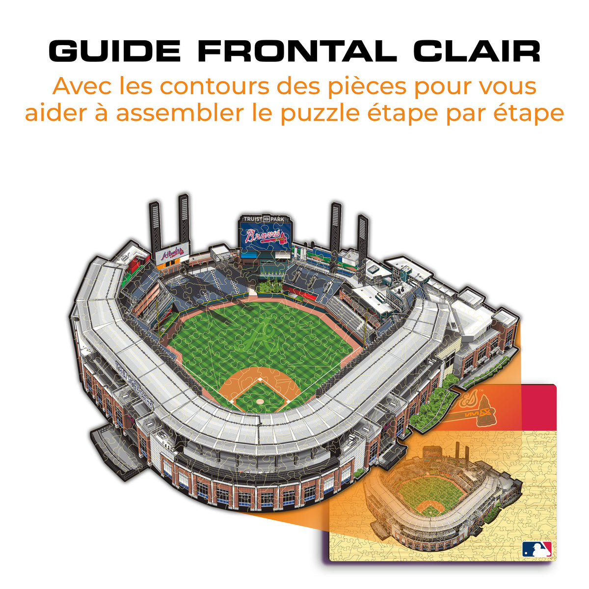 Truist Park Atlanta Braves™ Puzzle en Bois