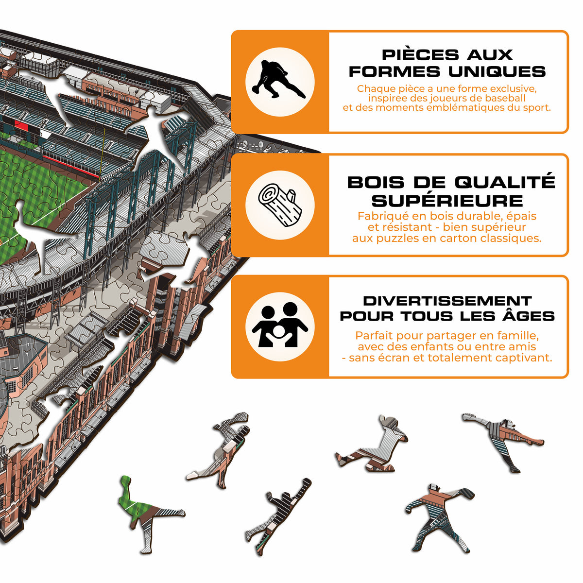 Coors Field Colorado Rockies™ Puzzle en Bois