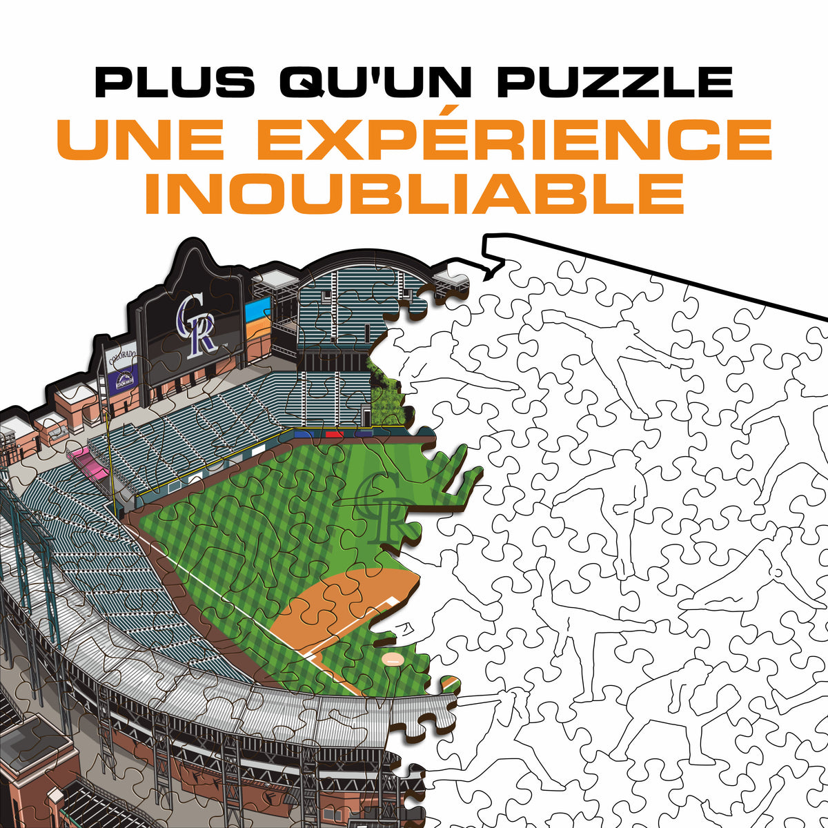 Coors Field Colorado Rockies™ Puzzle en Bois