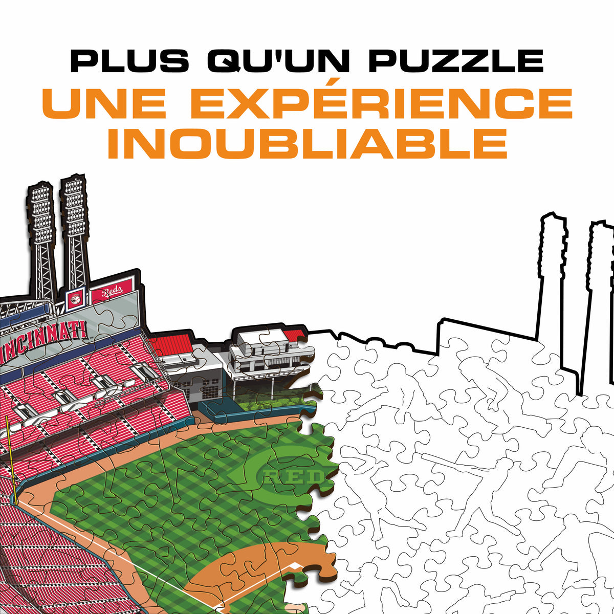 Great American Ball Park Cincinnati Reds™ Puzzle en Bois