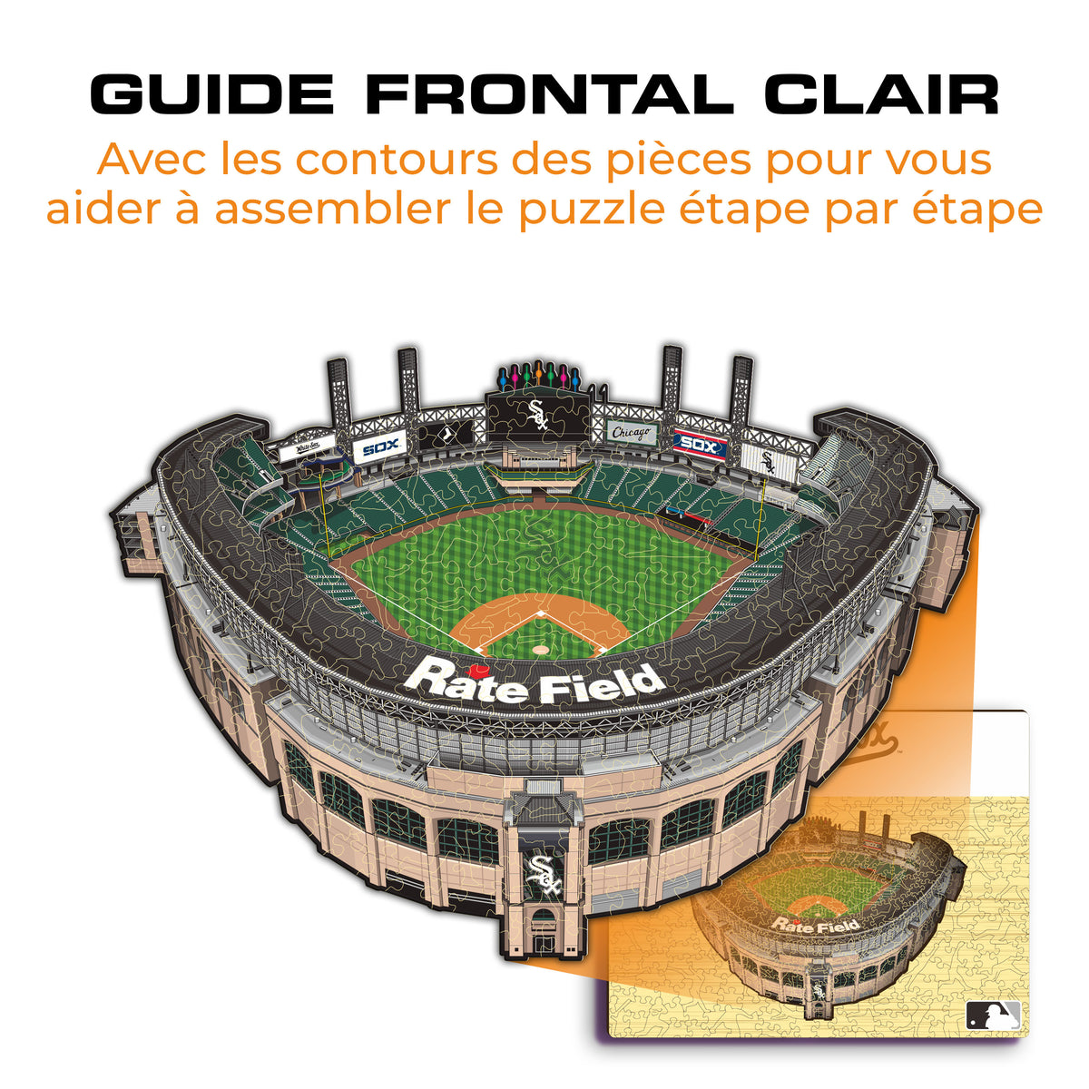 Rate Field Chicago White Sox™ Puzzle en Bois