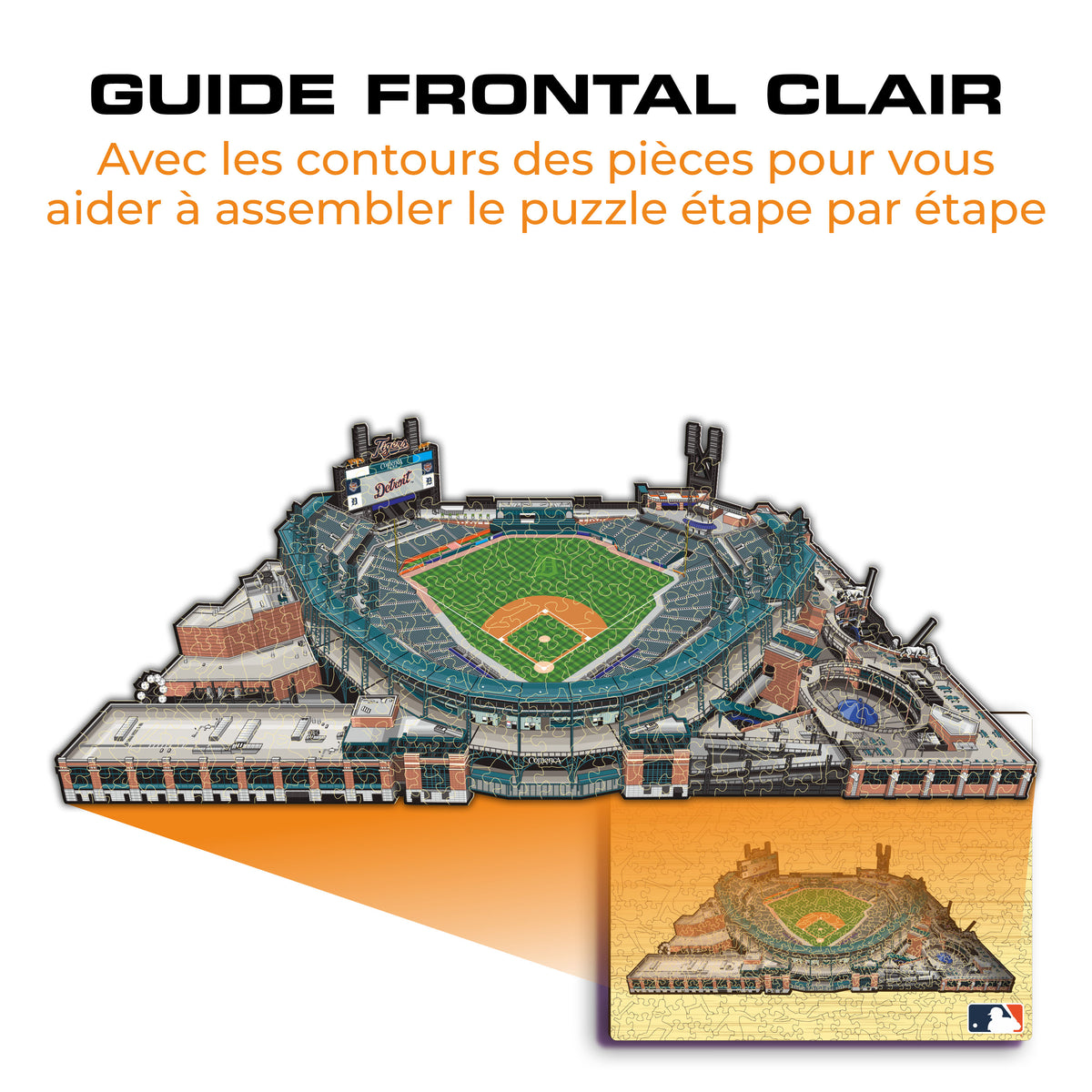 Comerica Park Detroit Tigers™ Puzzle en Bois